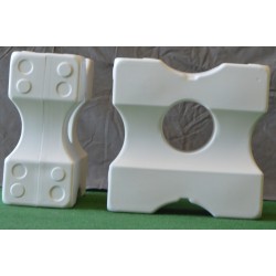 Cavalettiblock Small, Vit 4-pack.
